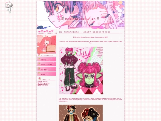Characters screenshot