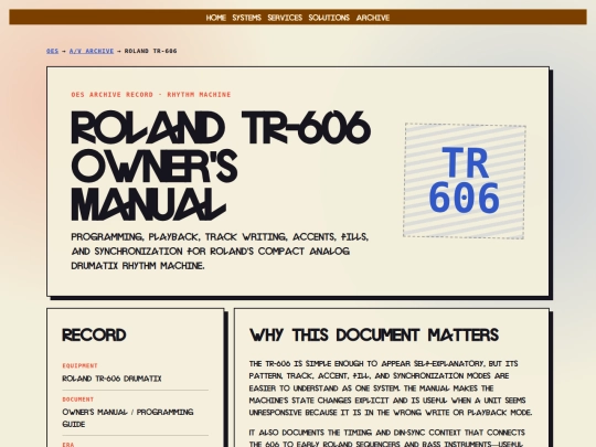 manuals/library/roland-tr-606-owners-manual screenshot