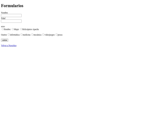 Forms/neoindex screenshot