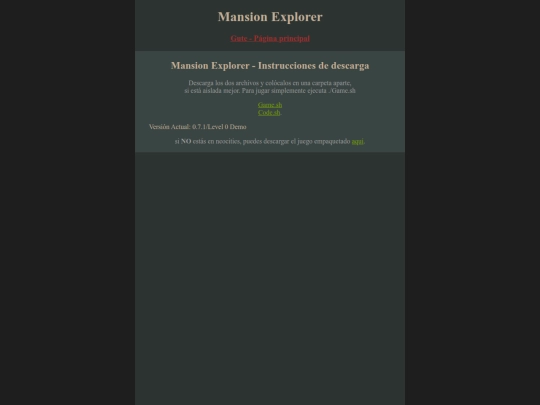 MansionExplorer screenshot