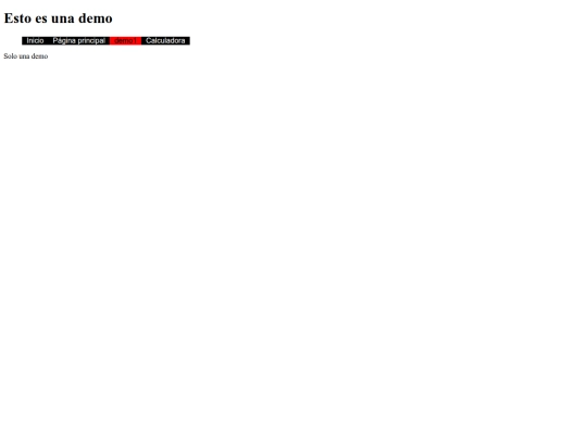 Página Personal/demo screenshot