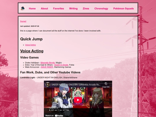 pages/creative-cv screenshot