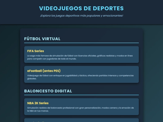 sport-games screenshot