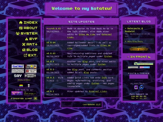 updates screenshot