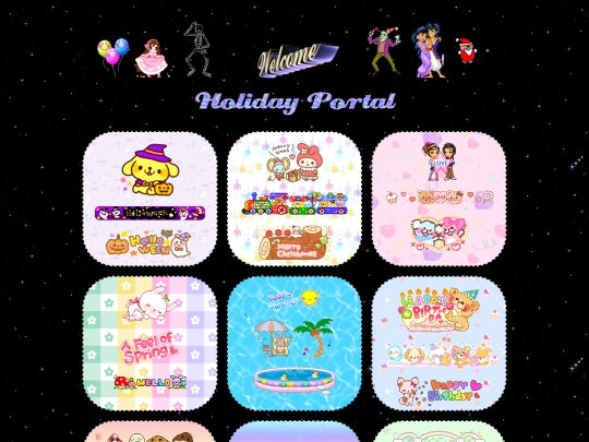 holidays screenshot