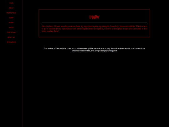 diary screenshot