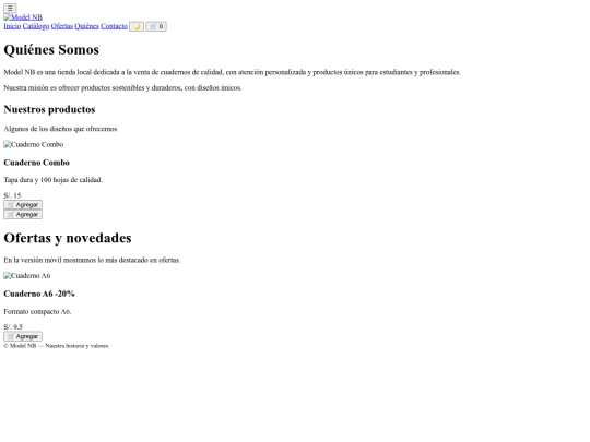 QuienesSomos screenshot