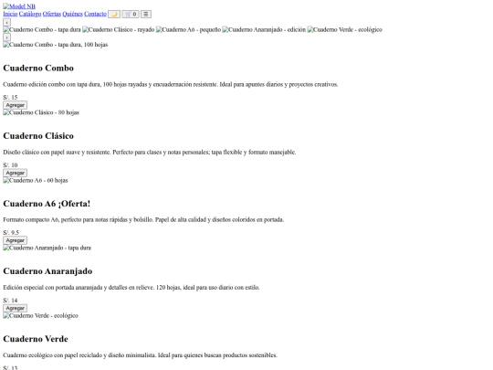 index screenshot