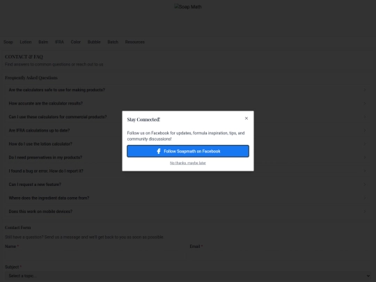contact screenshot