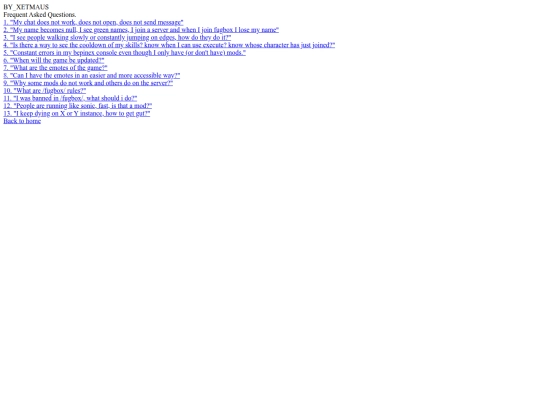 frags/frequent_faqs screenshot