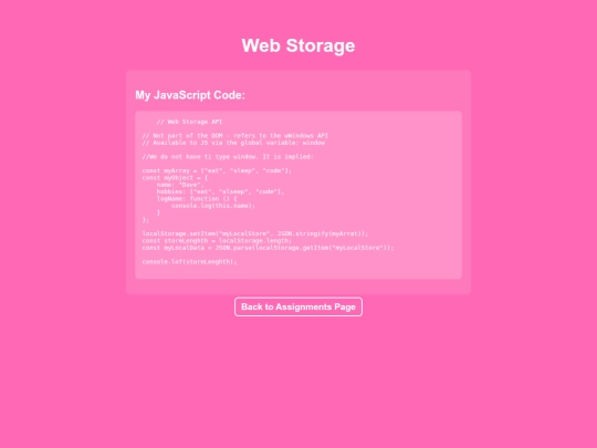 video/webstorage screenshot