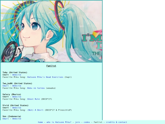 fanlist/fanlisting2 screenshot