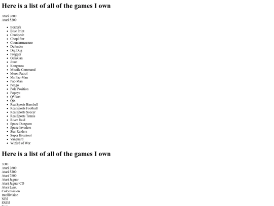 Collectiontest screenshot