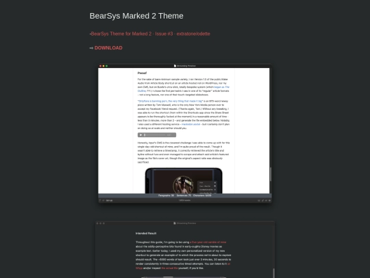 configuration/bearsys screenshot