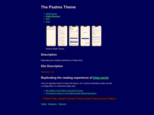 psalmstheme screenshot