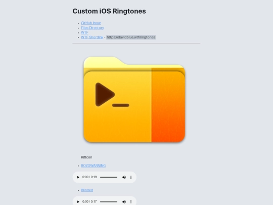 ringtones screenshot