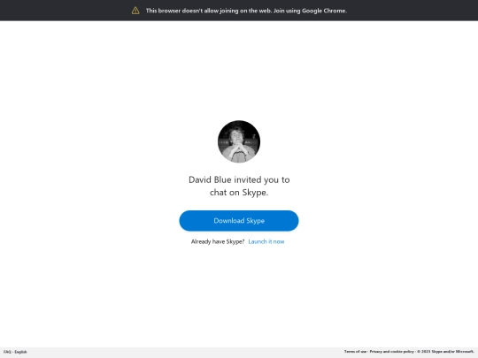 skype screenshot