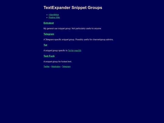 tilde/textexpander screenshot