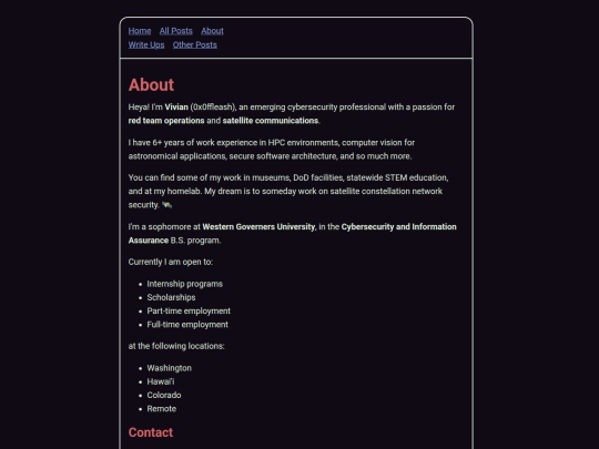 info/about screenshot
