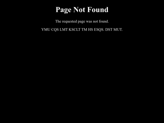 not_found screenshot