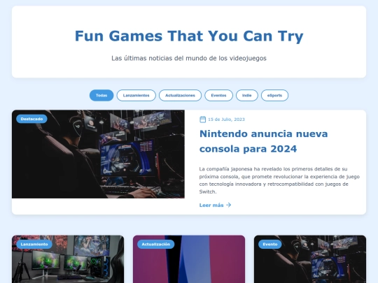 News screenshot