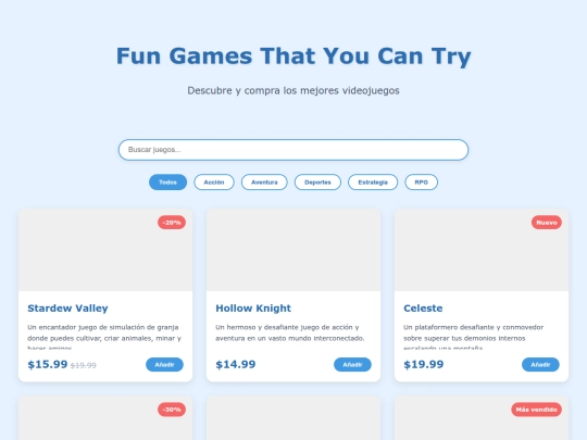 Shop screenshot