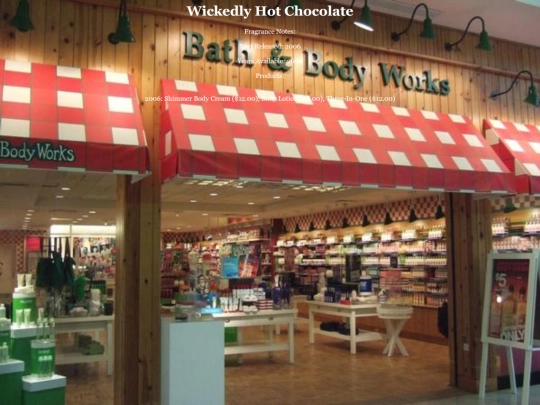 fragrances/wickedlyhotchocolate screenshot