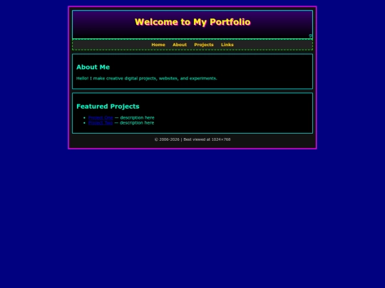 index screenshot