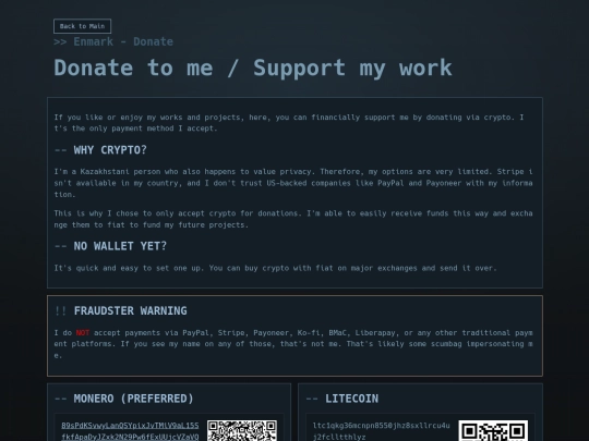 donate screenshot