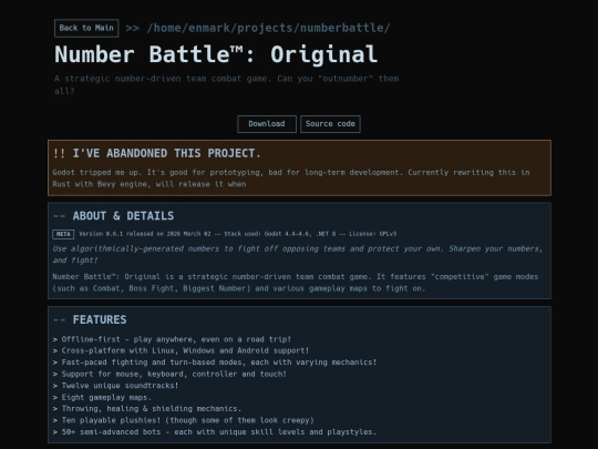 projects/numberbattle screenshot