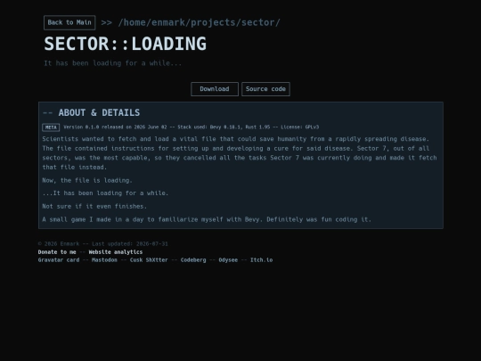 projects/sector screenshot