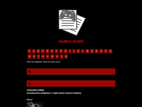 index screenshot
