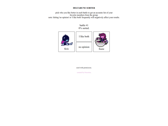 deltarunesorter screenshot