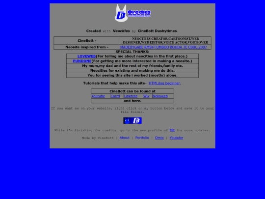 credits screenshot