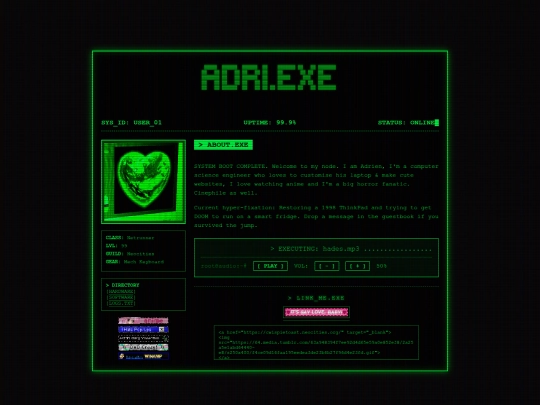 index screenshot