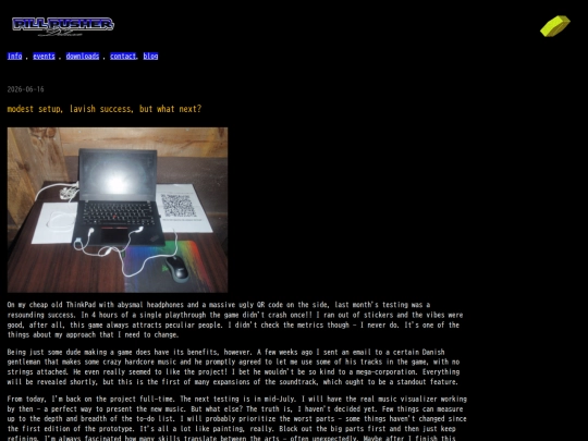 blog screenshot