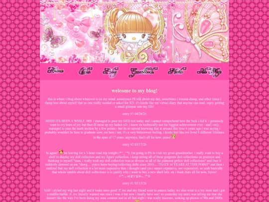 blog screenshot