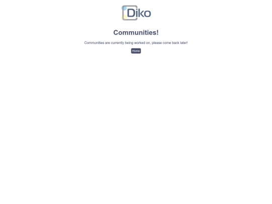 communities screenshot