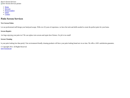 lab2 ch10/template/stevescreen screenshot