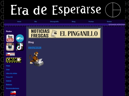 blog screenshot