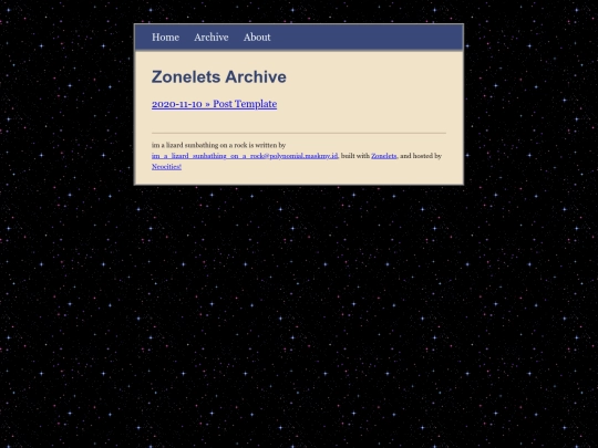 archive screenshot