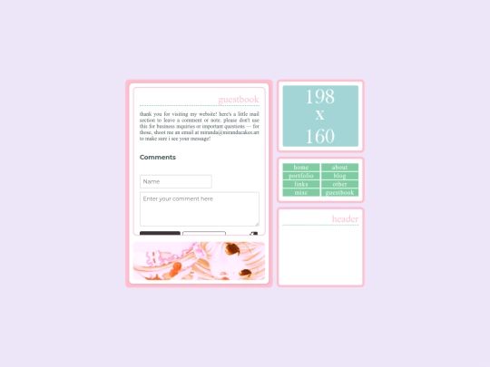 guestbook screenshot
