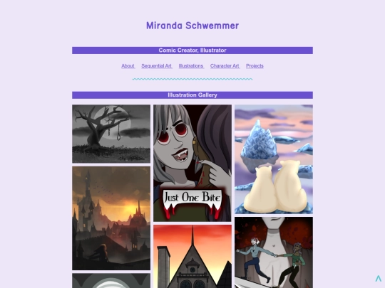 portfolio/illustration screenshot
