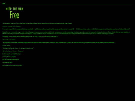 blog screenshot