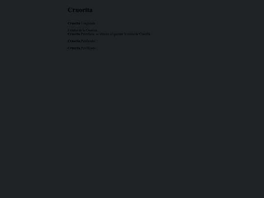 wiki/Materiales/Cruorita screenshot