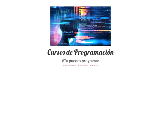 Cursos screenshot
