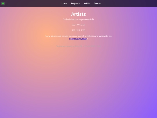 artists screenshot