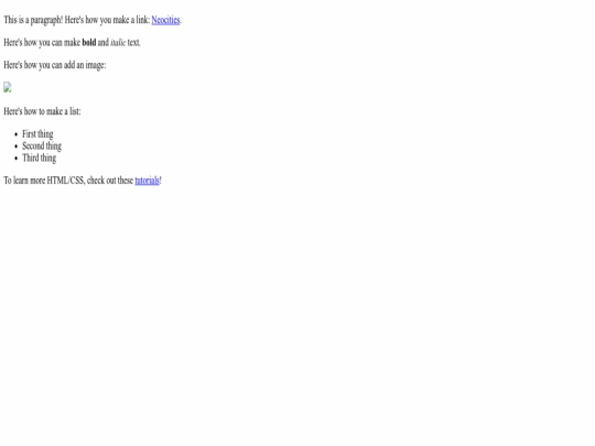 index screenshot