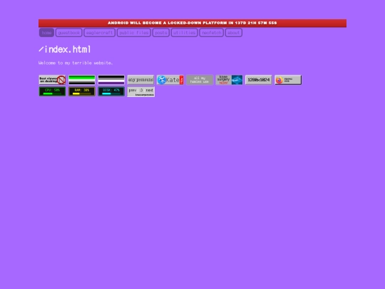 index screenshot