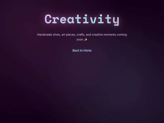 creativity screenshot